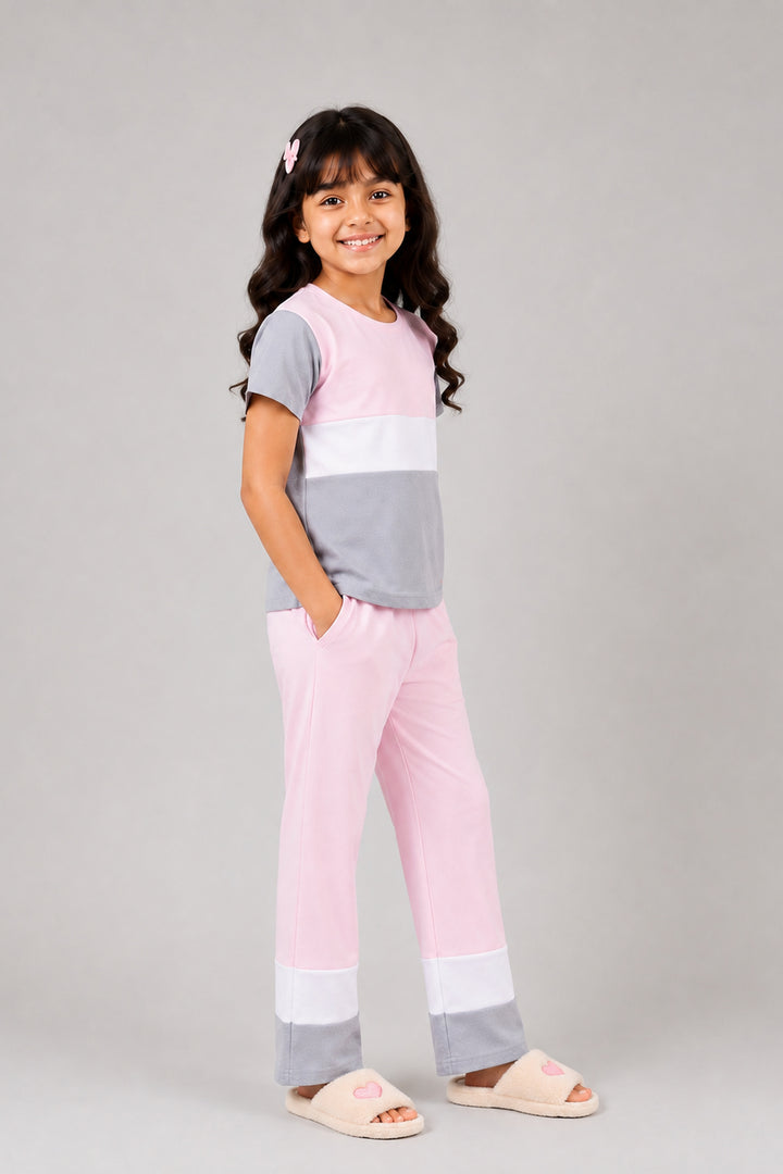 Ballet Blush, Slumber Everyday Kids Cotton Coord Set
