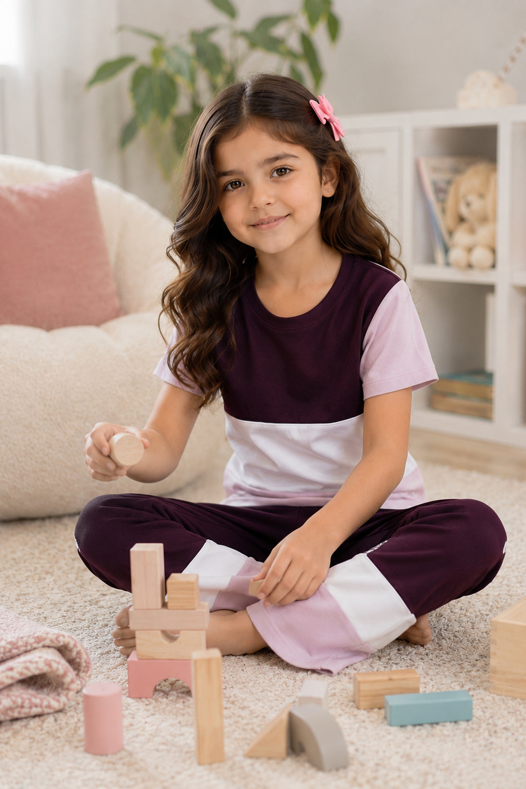 Mulberry Magic, Slumber Everyday Kids Cotton Coord Set
