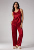Berry Blush Sleeveless PJ Set With Pocket