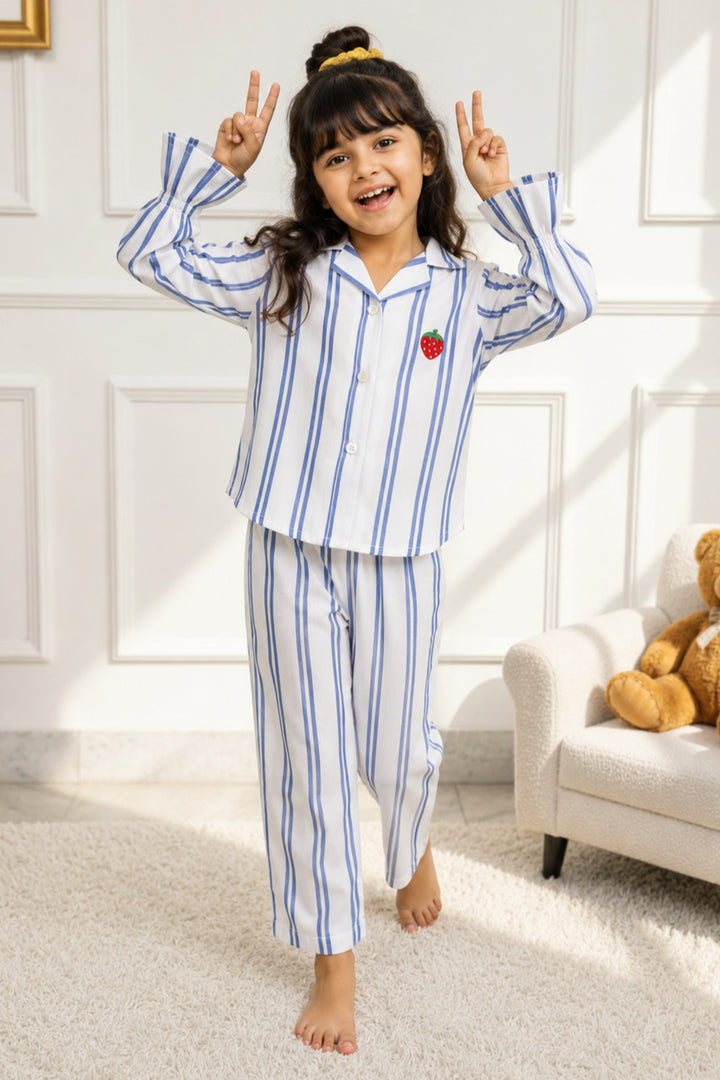 Sunday Stripes Cotton Kids Sleep Set