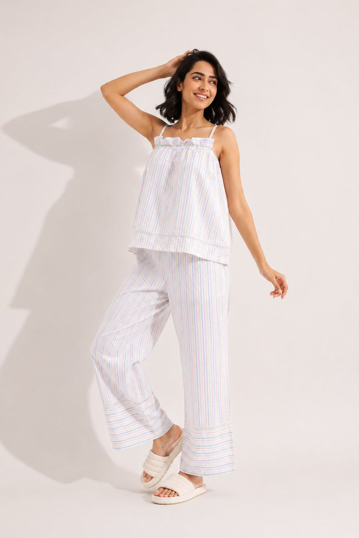 Playfull prism stripe  sleep set