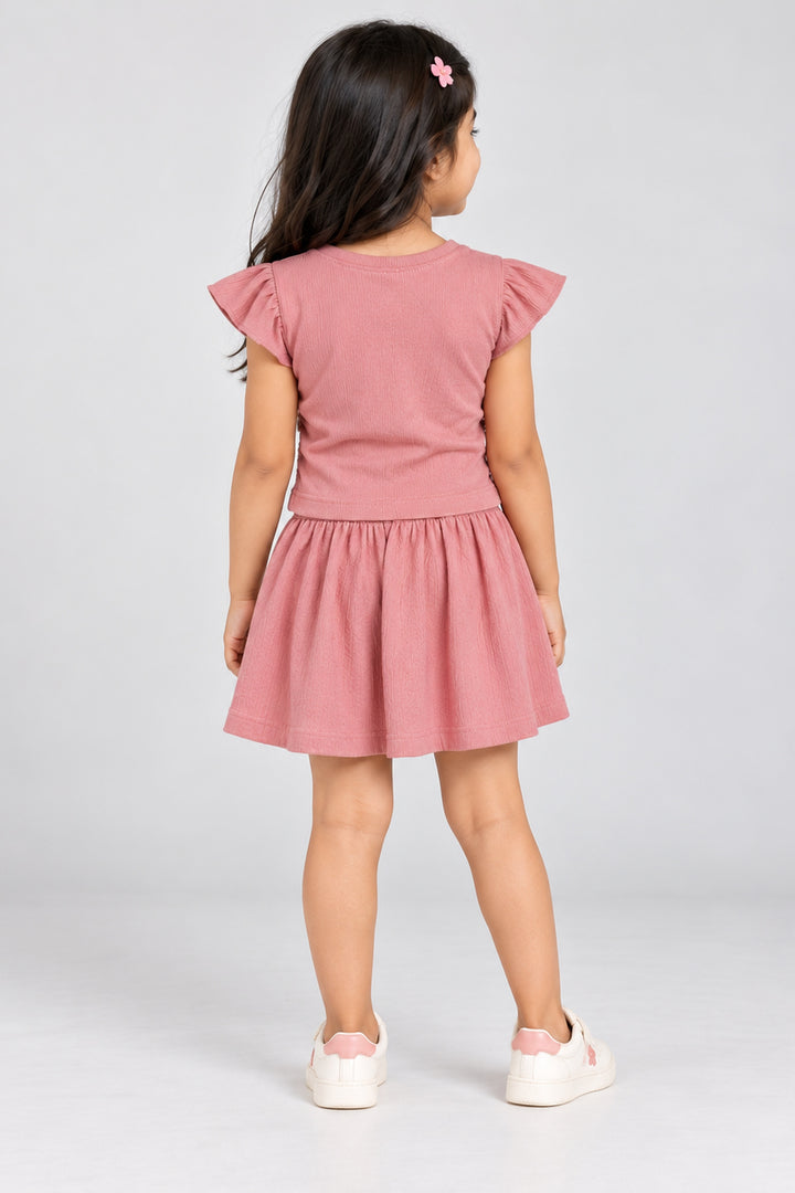Top & Flared Skirt Set