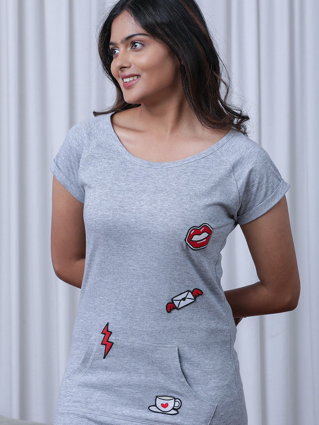 Printed T-shirt Nightdress