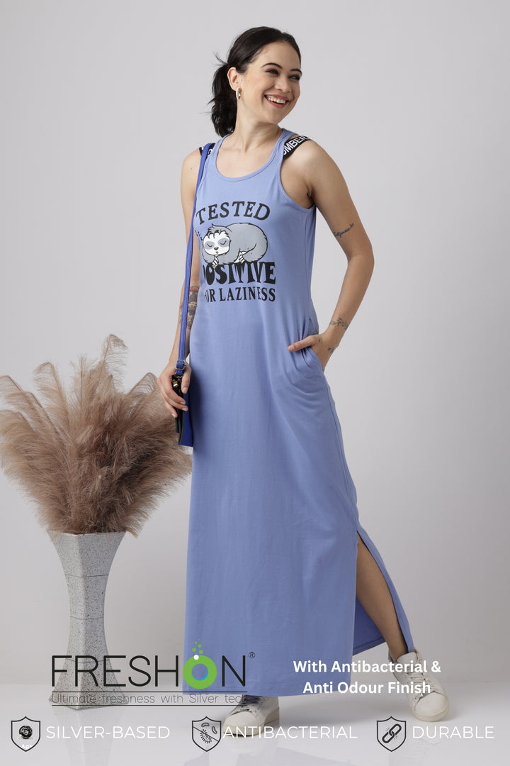  Grape Mist Sporty Luxe Lounge sleeveless nightwear