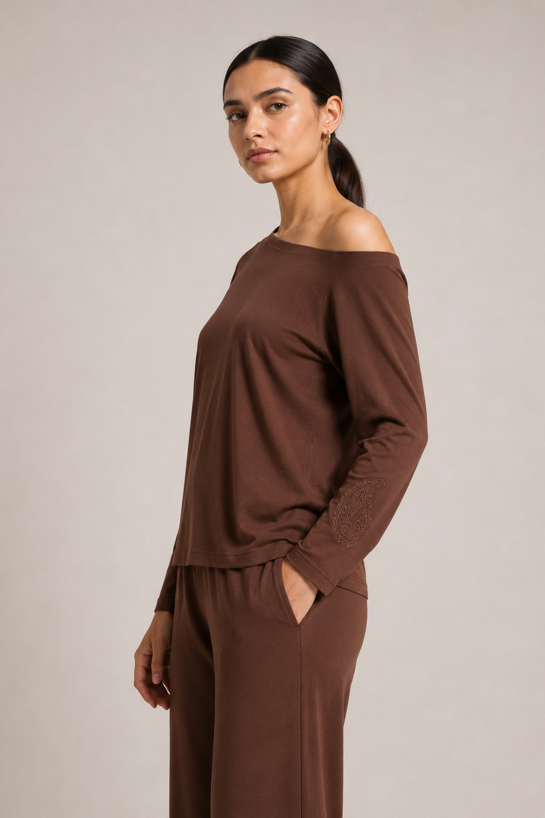 CloudCool Drop Shoulder Amber Lounge Set