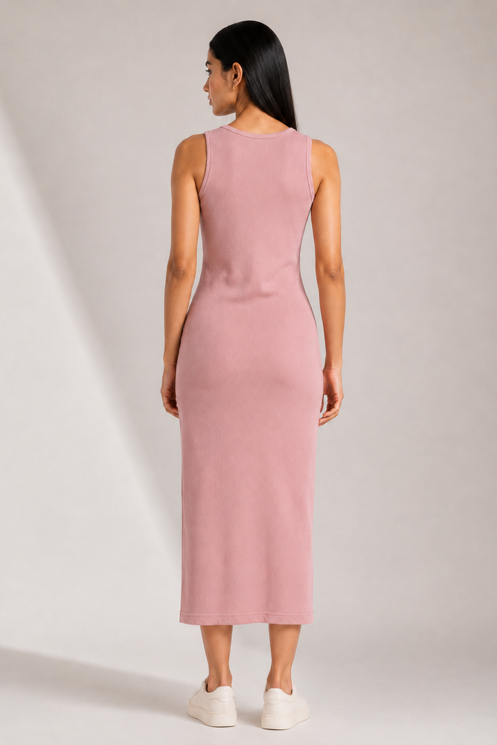 AeroCrinkle Rose blush Lounge Dress