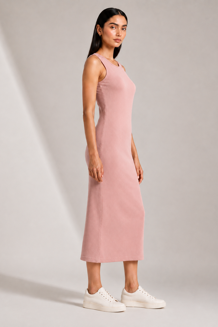 AeroCrinkle Rose blush Lounge Dress