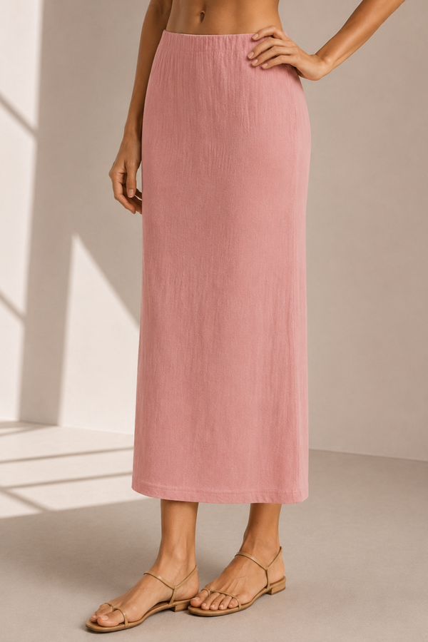 AeroCrinkle Rose Blush Skirt