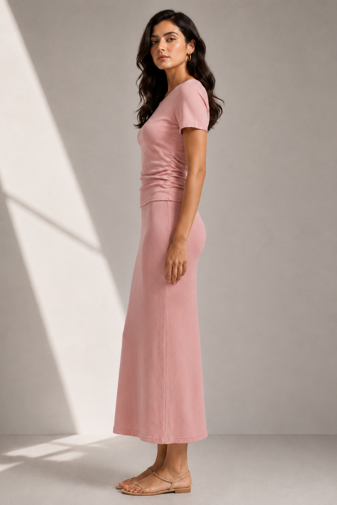 AeroCrinkle Rose Blush Top