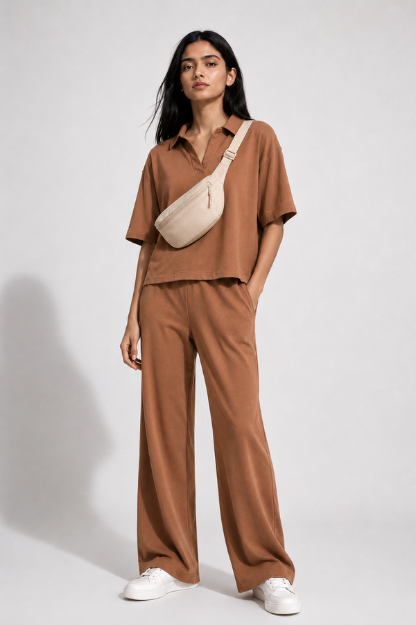 Mocha Mousse Effortless Grace Co-ord