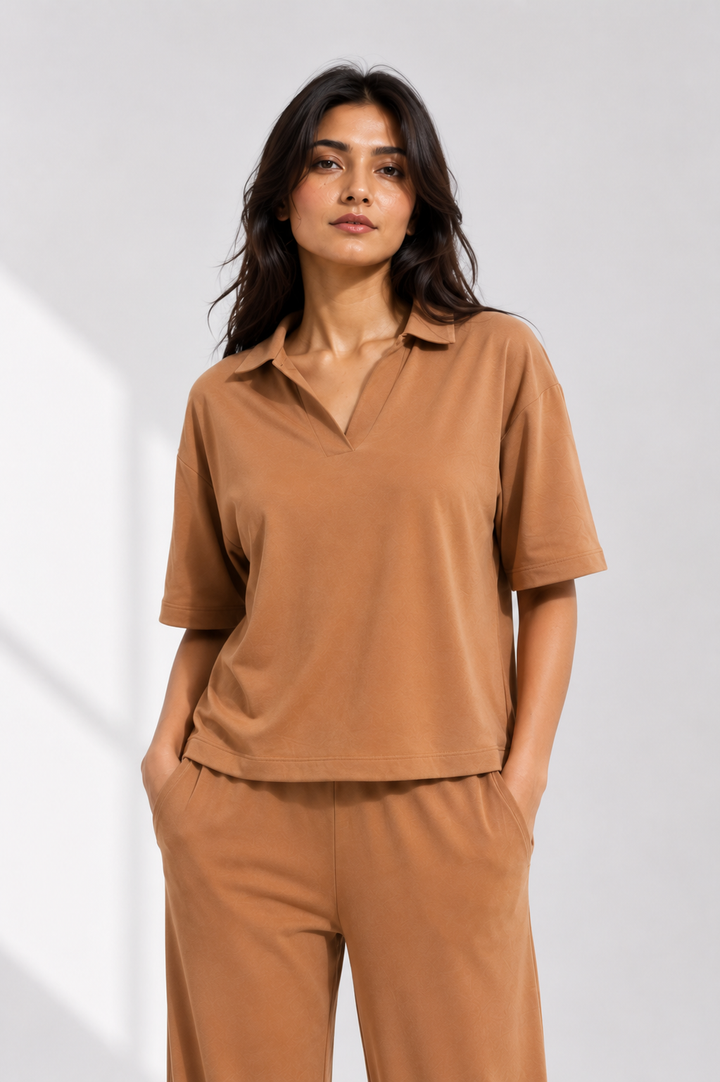 Mocha Mousse Effortless Grace Co-ord