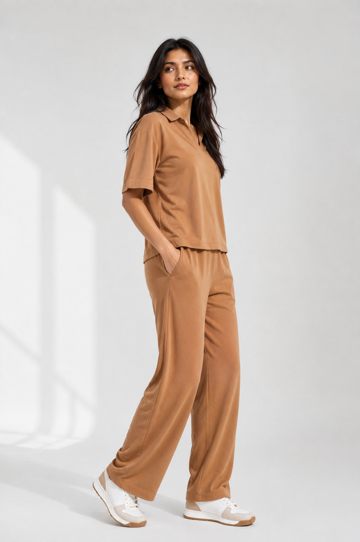 Mocha Mousse Effortless Grace Co-ord