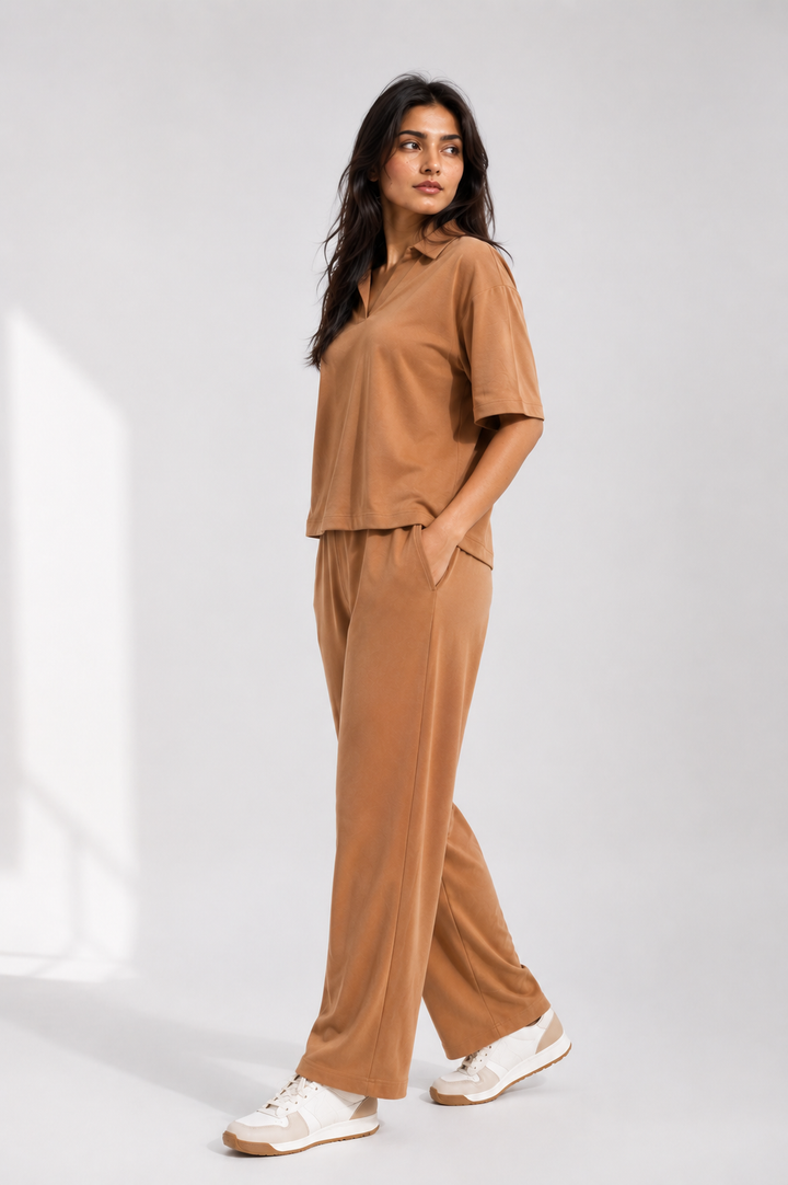 Mocha Mousse Effortless Grace Co-ord