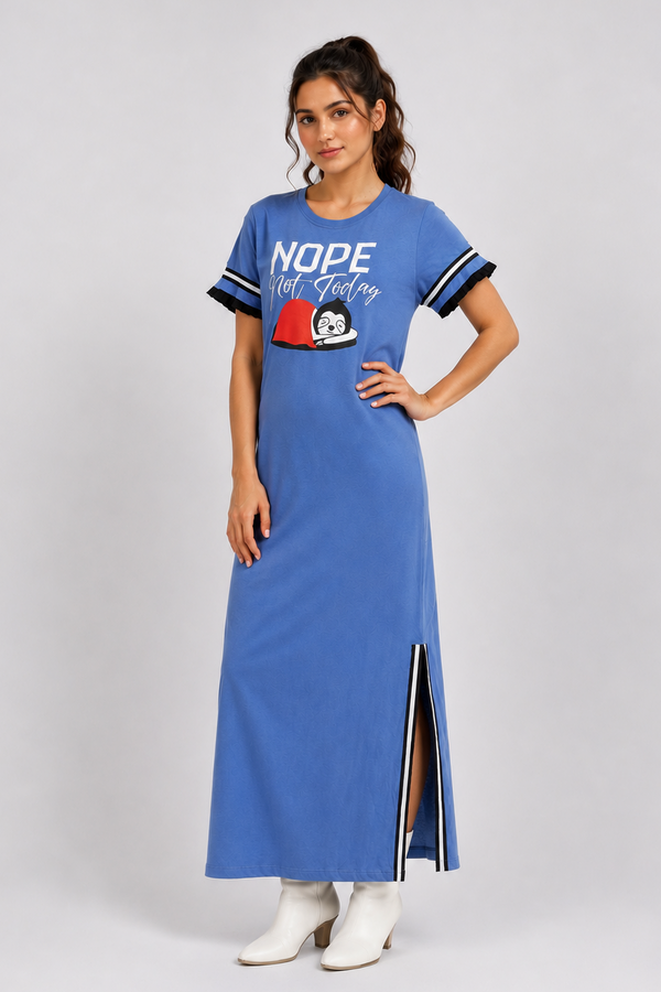 Snooze Style Comfort Dress Dutch blue