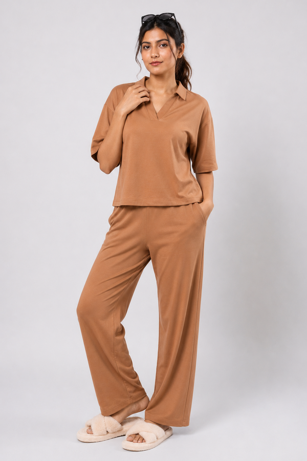 Mocha Mousse Effortless Grace Co-ord
