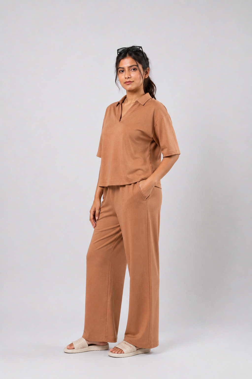 Mocha Mousse Effortless Grace Co-ord