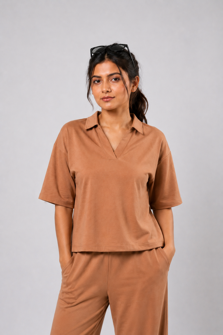 Mocha Mousse Effortless Grace Co-ord
