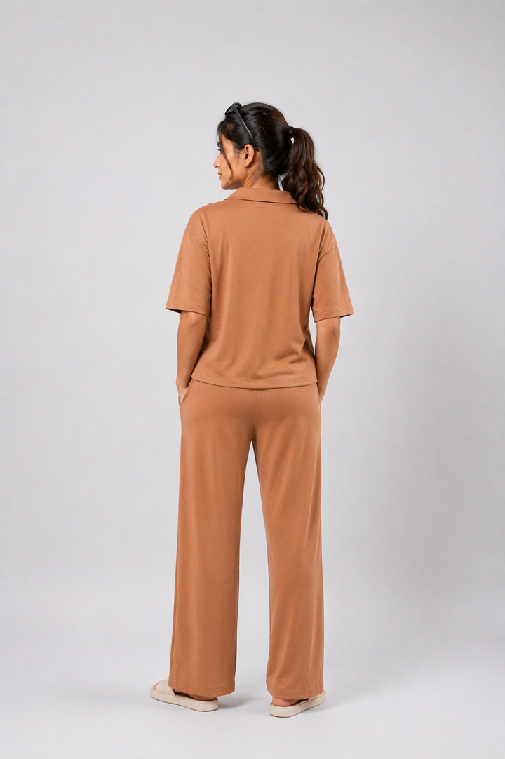 Mocha Mousse Effortless Grace Co-ord