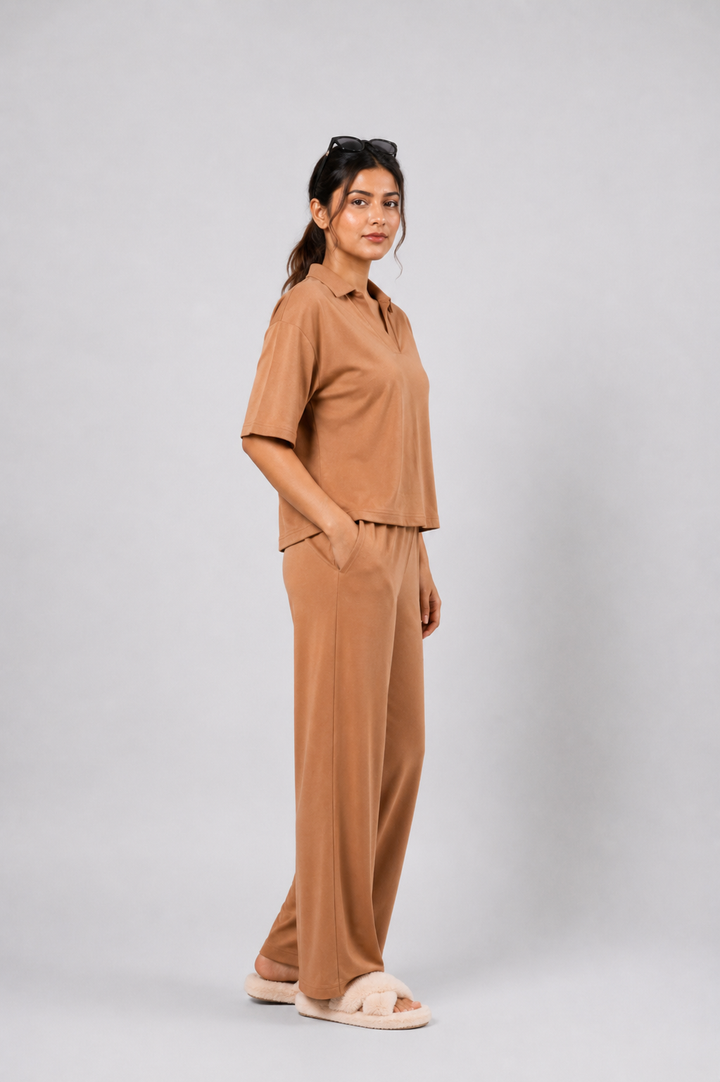 Mocha Mousse Effortless Grace Co-ord