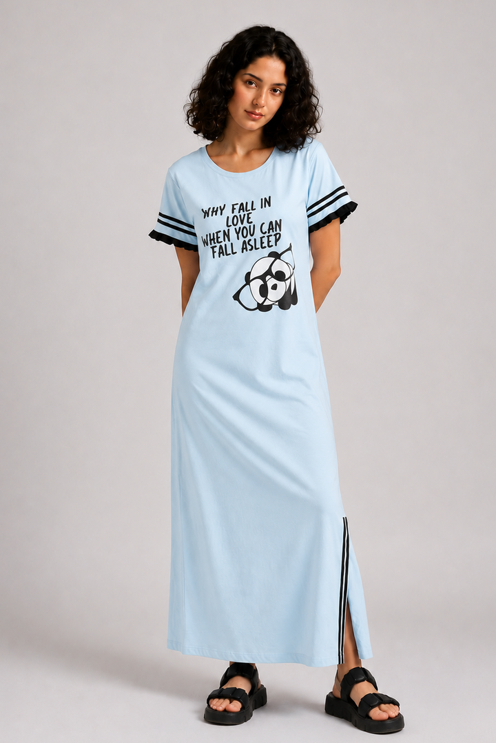 Snooze Style Comfort Dress ice blue