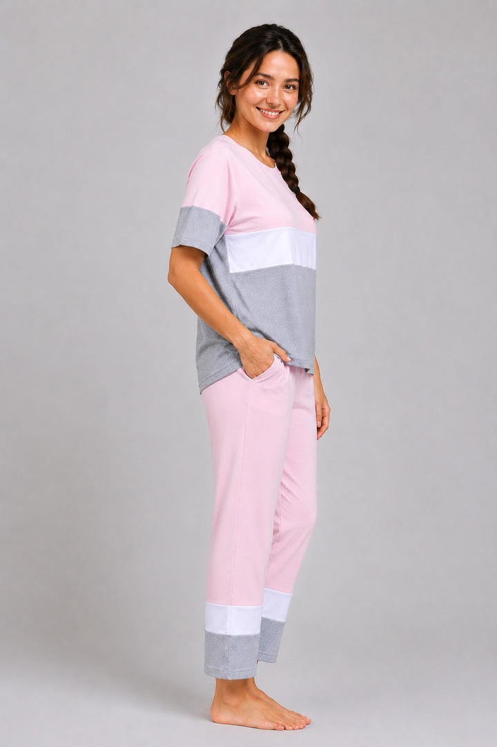 Slumber Everyday First Blush Lounge Set Cotton