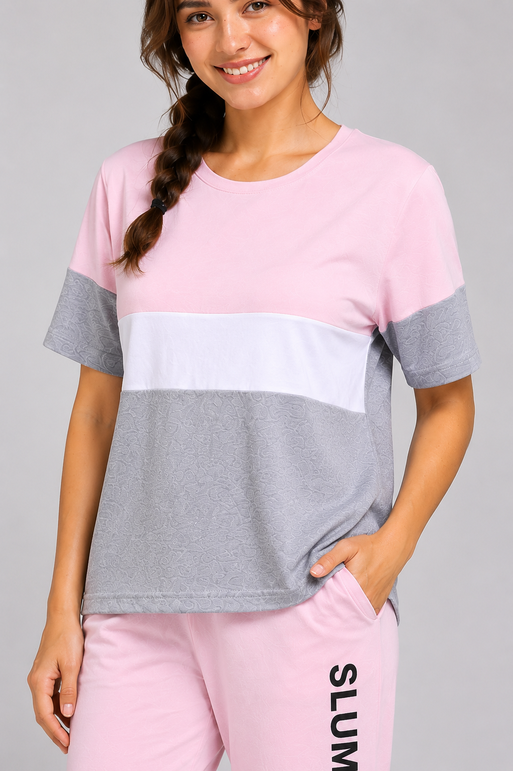 Slumber Everyday First Blush Lounge Set Cotton