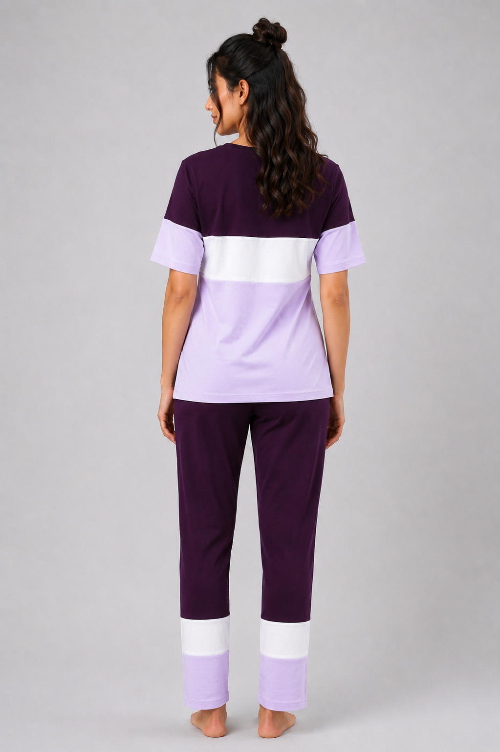 Color Spree Co-ord set In Cotton