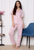 Cherry Crush Button Down PJ Set in Japan Satin