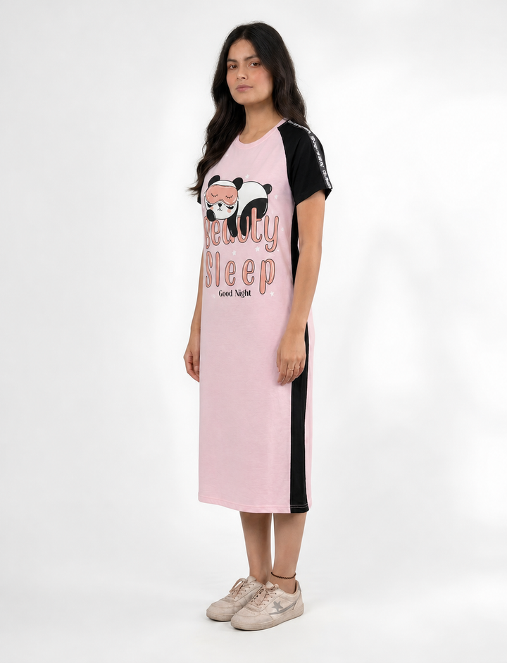Beauty Sleep  Rose Mid Length Lounge  Dress