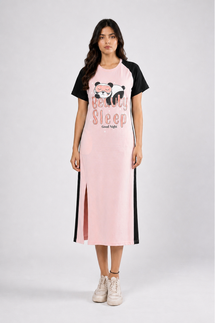 Beauty Sleep  Rose Mid Length Lounge  Dress