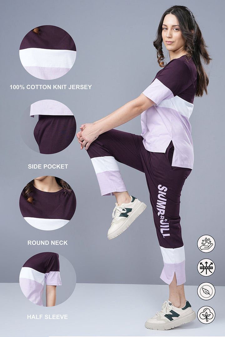 Color Spree coord set  in cotton