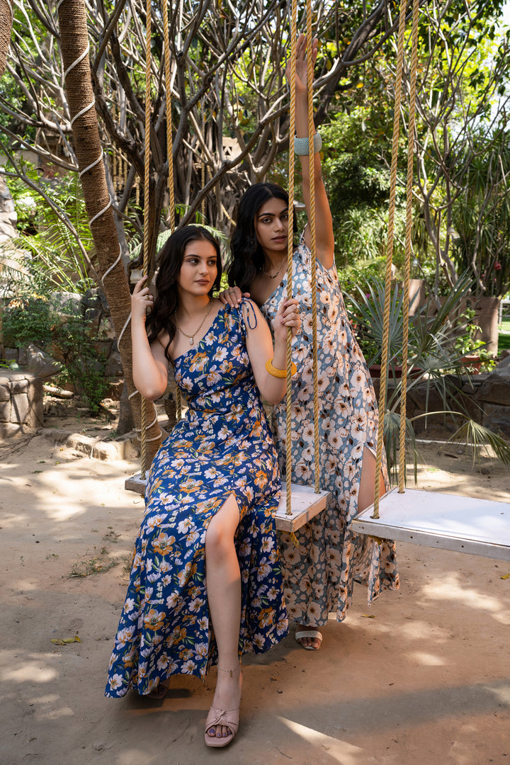 Enchanted Twilight  One-Shoulder long Dress