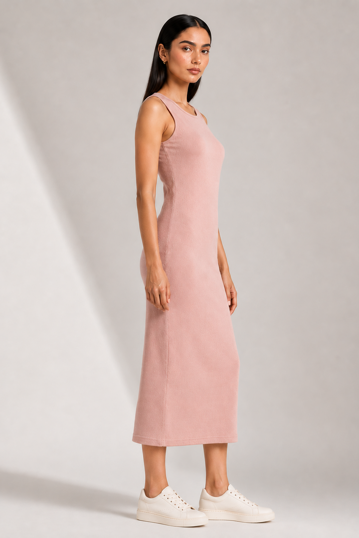 AeroCrinkle™ Rose blush Lounge Dress