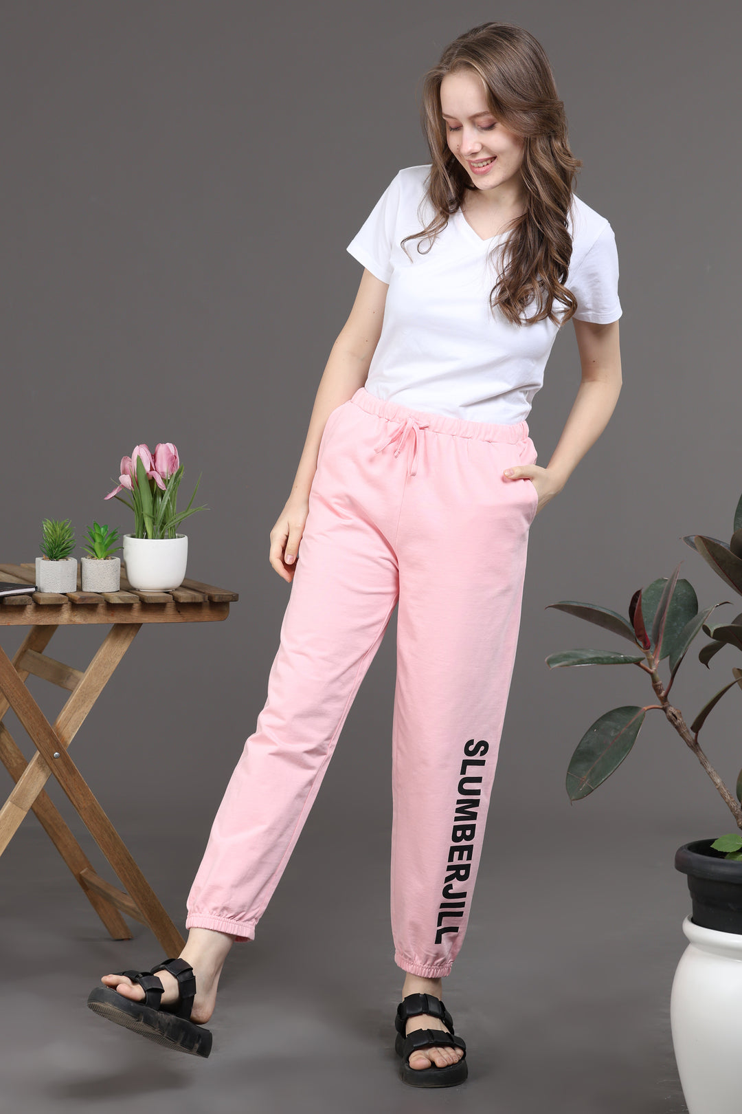 SLUMBER IN STYLE PANTS SOFT PINK