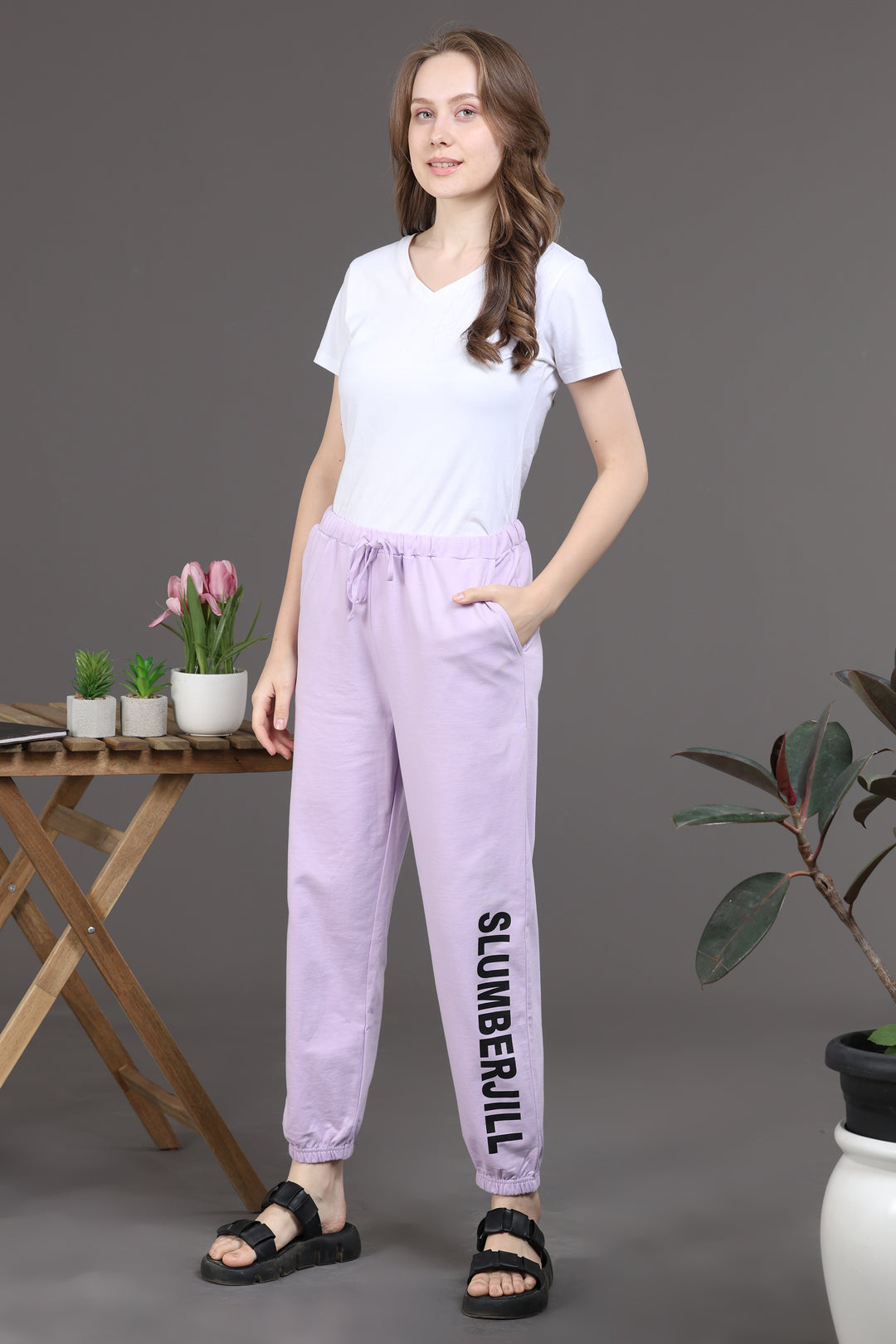 SLUMBER IN STYLE PANTS LAVENDER