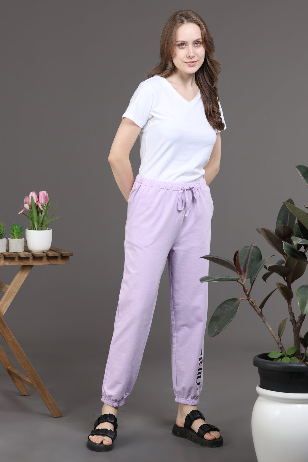 SLUMBER IN STYLE PANTS LAVENDER