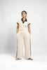 Off Duty Club Set in Ivory Rib Knit