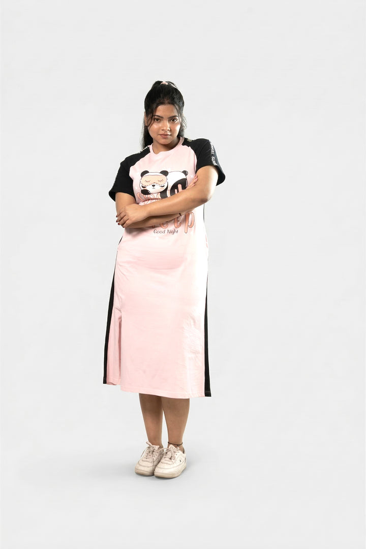 Beauty Sleep  Rose Mid Length Lounge  Dress