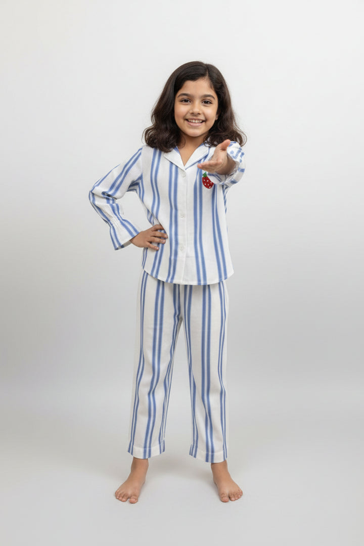 Sunday Stripes Cotton Kids Sleep Set