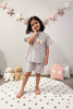 Urban Breeze Mocha Stripe Kids Short Set