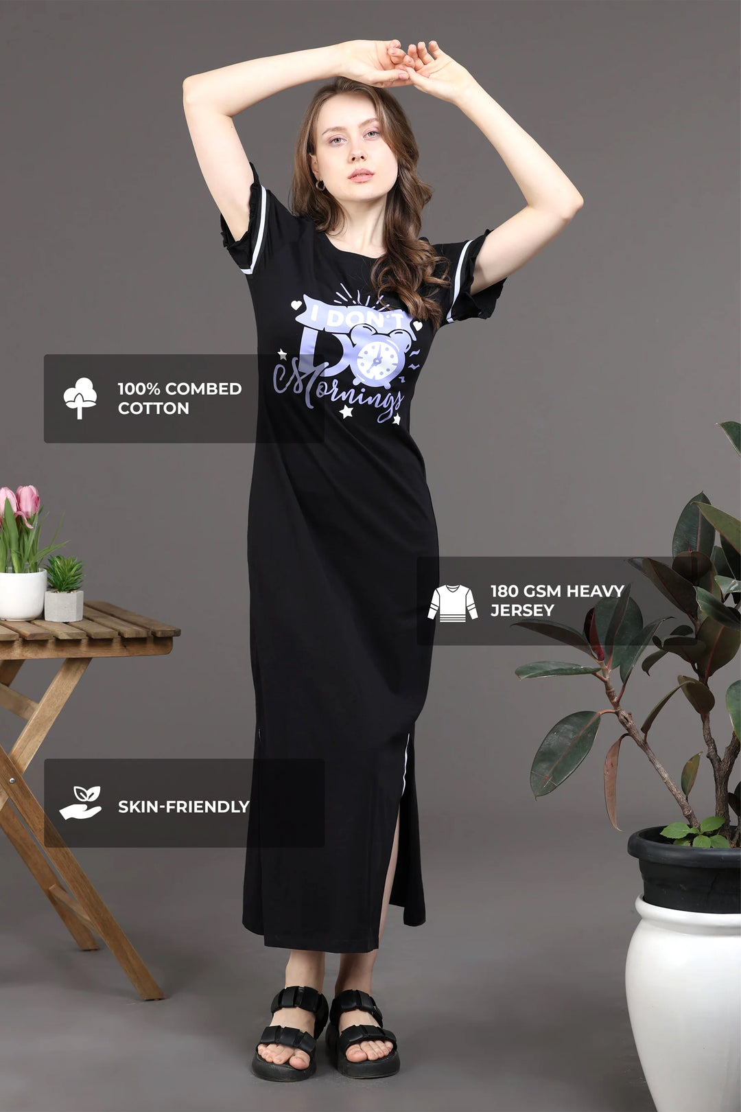 Snooze Style Comfort Dress black