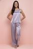 Lilac Haze Bloom Sleeveless  PJ Set With Pocket