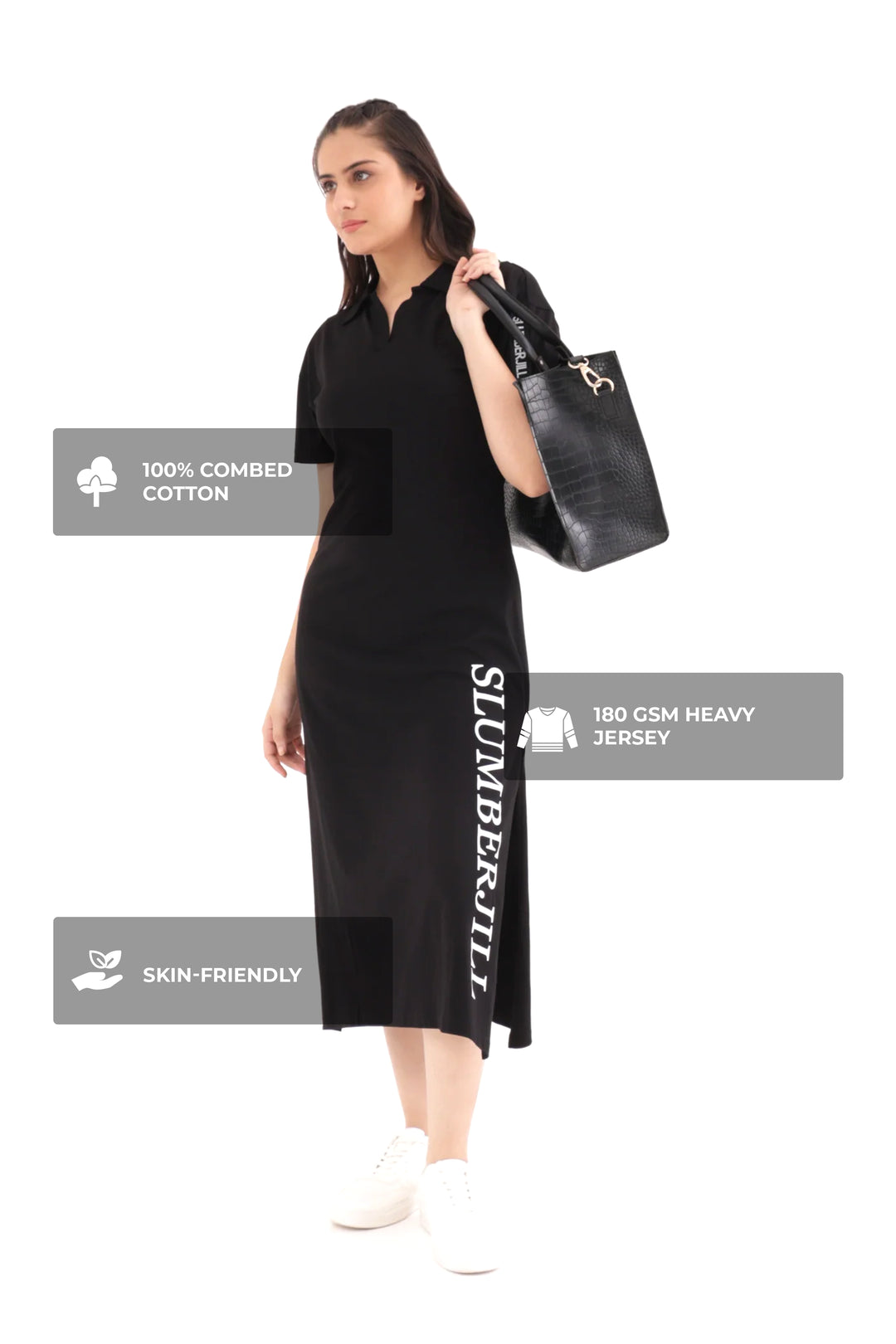 Black Onyx TravelEase Polo Dress