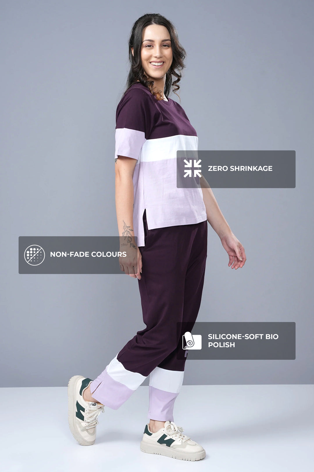 Color Spree coord set  in cotton