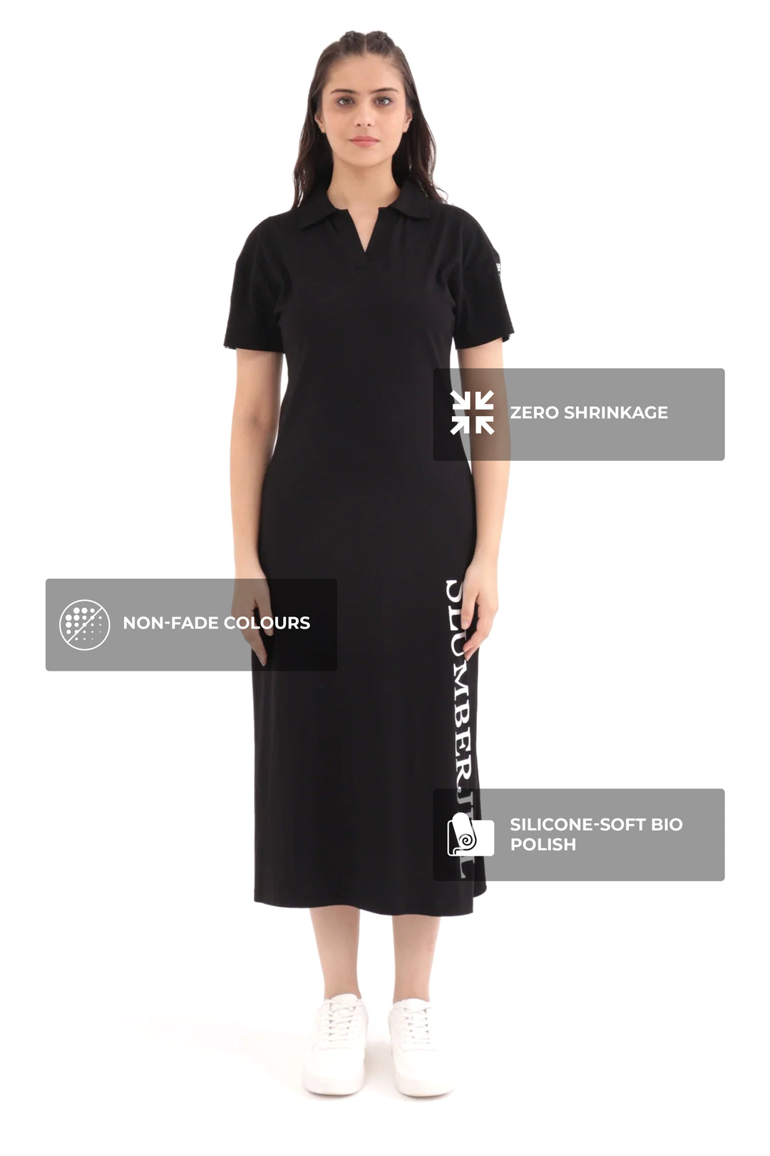 Black Onyx TravelEase Polo Dress