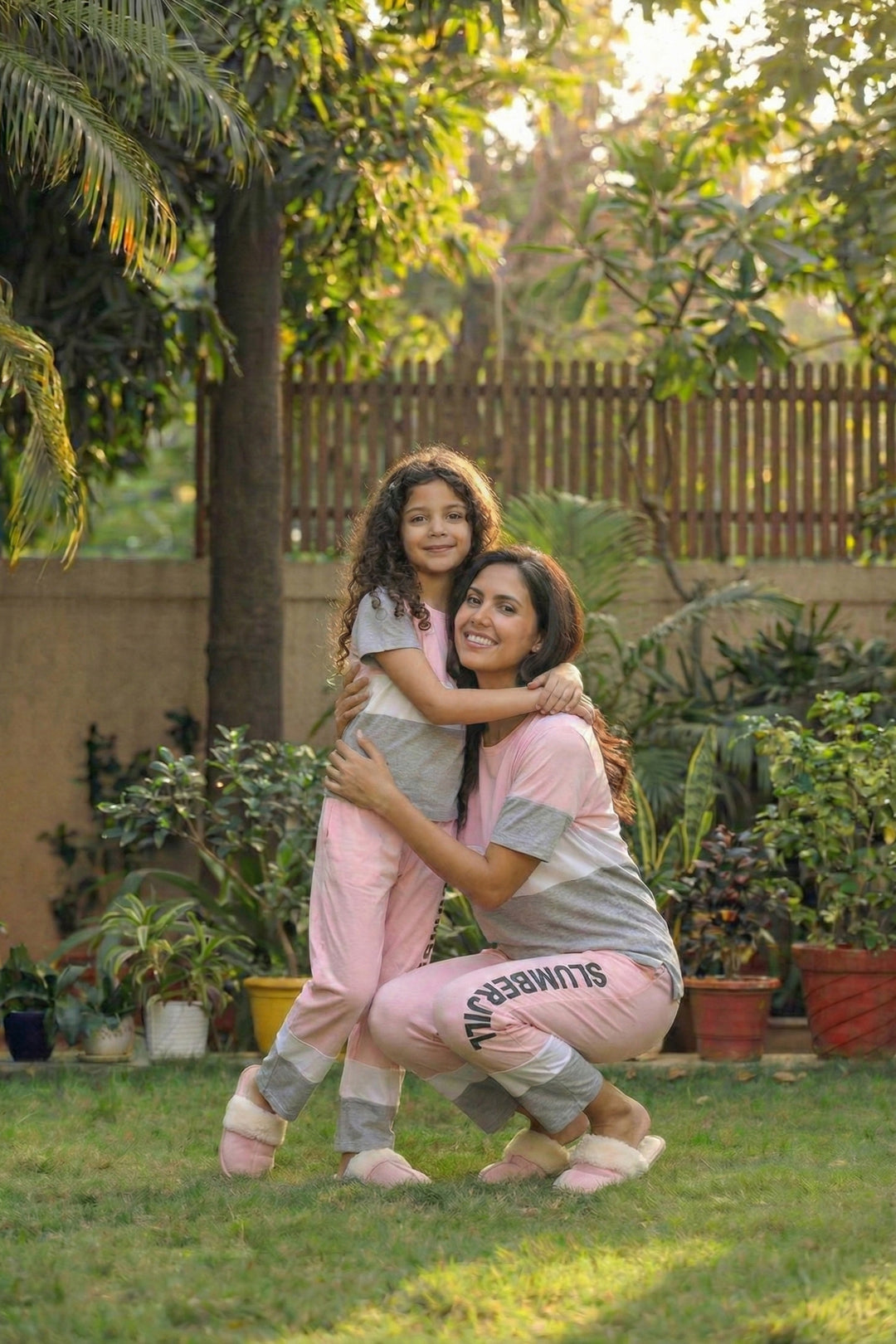 Mom & Me - Ballet Blush, Slumber Everyday Mom & Kids Cotton Coord Set