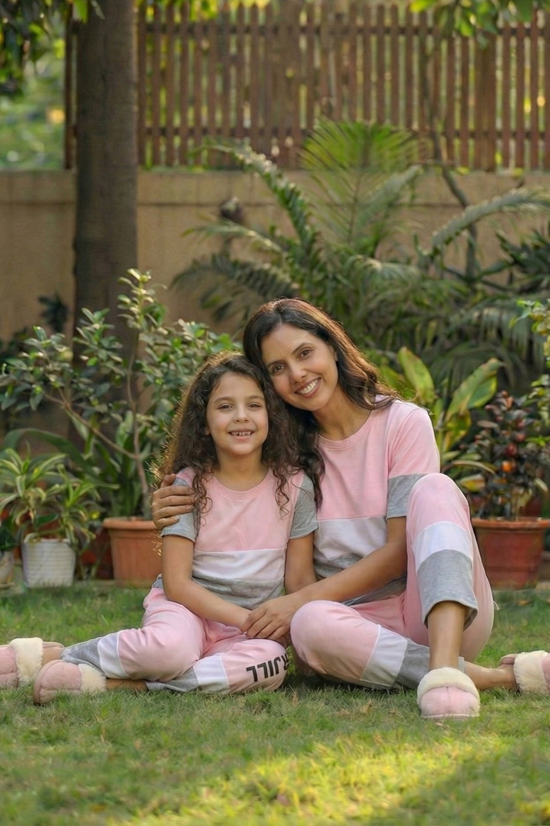 Mom & Me - Ballet Blush, Slumber Everyday Mom & Kids Cotton Coord Set