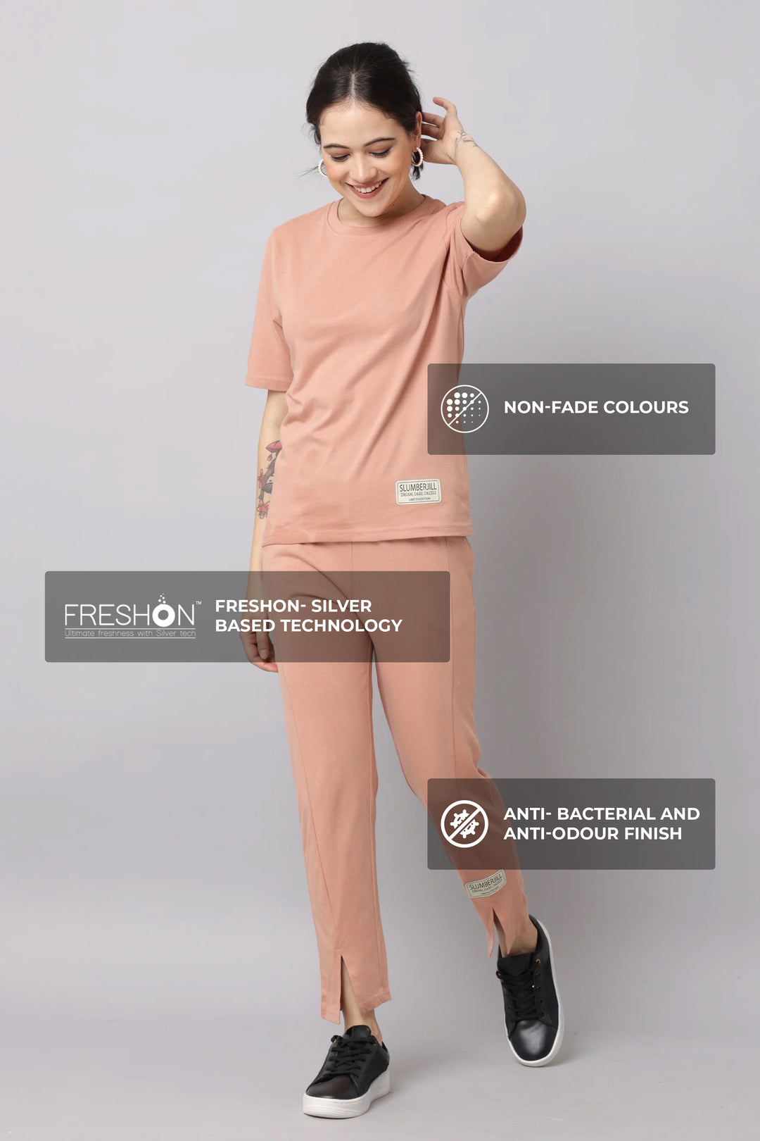 Slumber Jill Premium Café Creme Coords Set With Freshon Finish