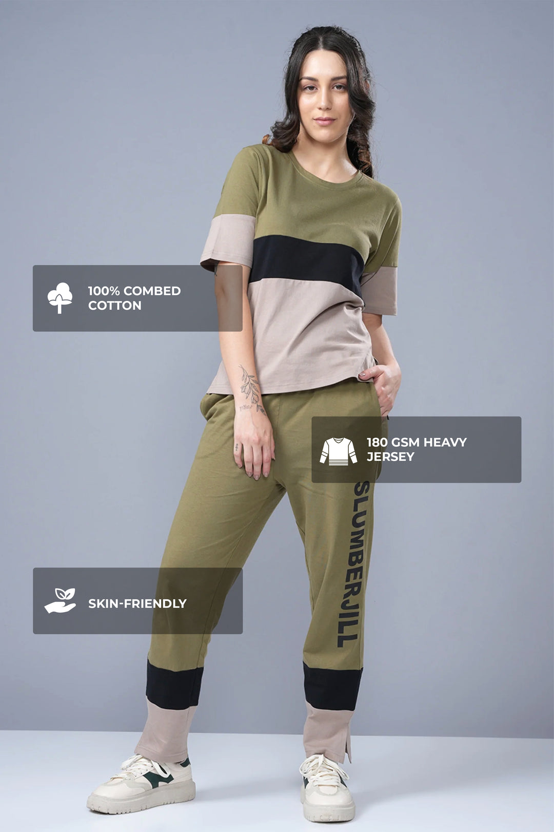 Leisure Luxe cord Set  in cotton