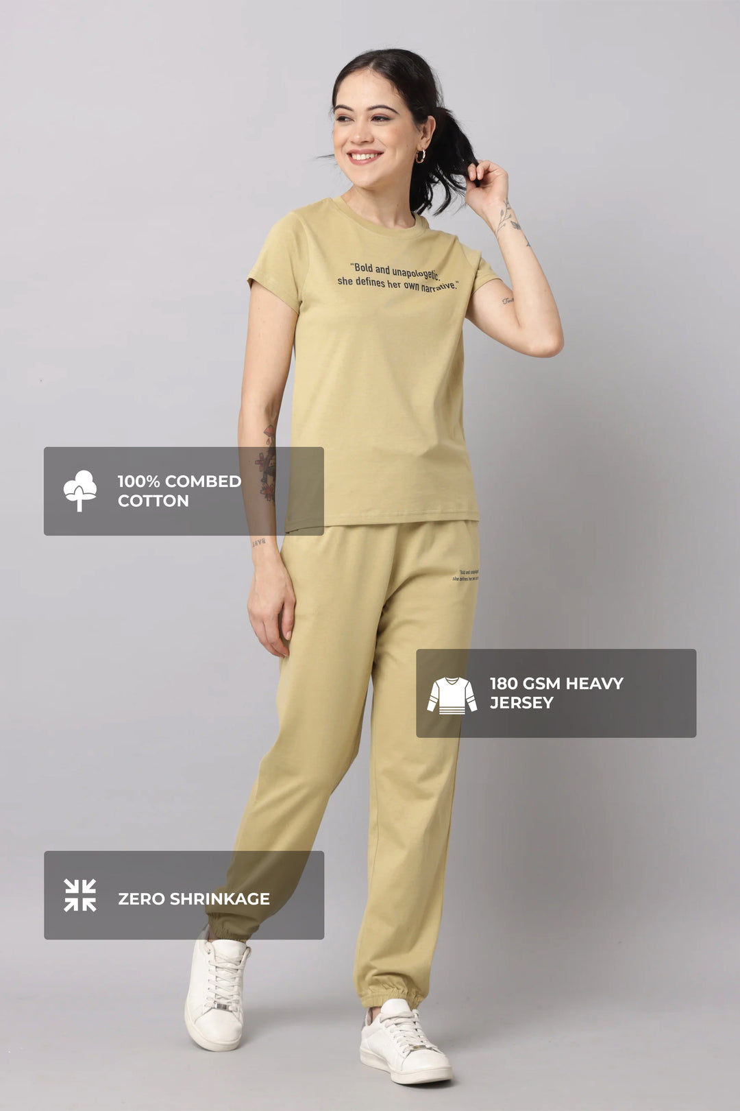 Slumber Jill Comfort Essential Silver Fern Coords Set With Freshon Finish